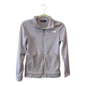 The North Face Lightweight Fleece Lined Lavender Full Zip Jacket XS